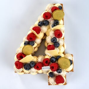 Number cake fruits ou chocolat